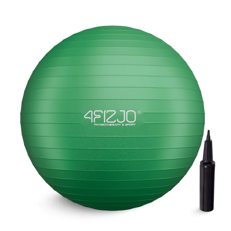 Treningsball 75 cm grønn – bilde 8 av 8