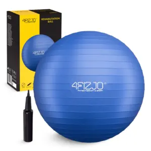 Oppblåsbar Gymnastikkball 65 Cm Marineblå