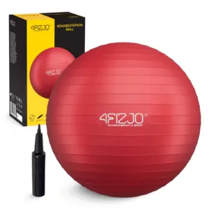 Oppblåsbar Gymnastikkball 55 Cm Rød