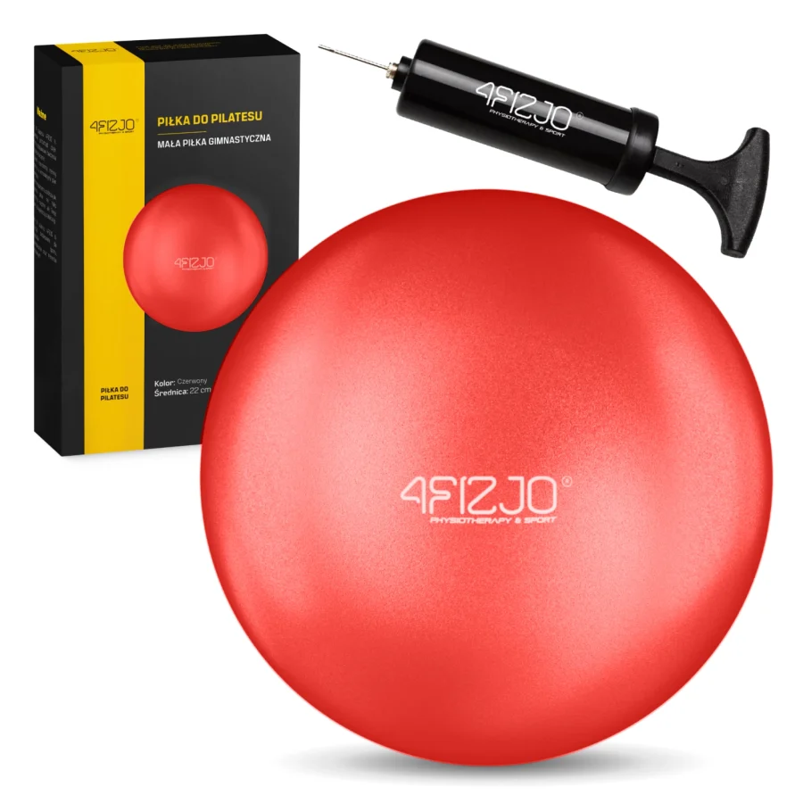 Pilates- og rehabiliteringsball 22 cm rød – bilde 1 av 6