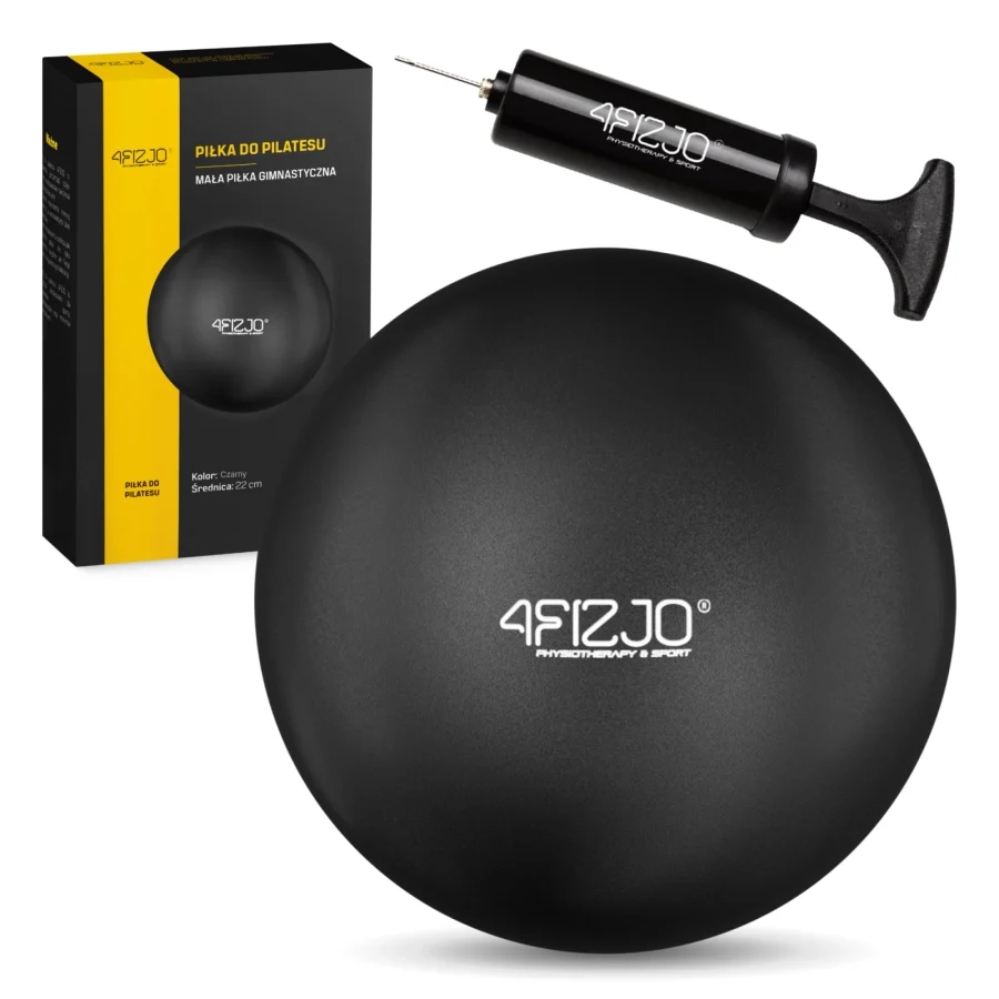 Pilates- og rehabiliteringsball 22 cm svart – bilde 1 av 6