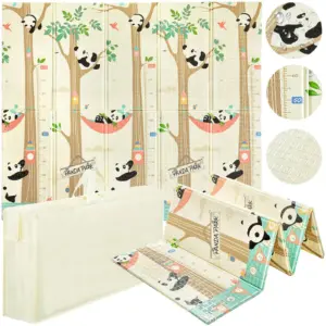 Pandaer Og Indianere Babylekematte 200 X 180 Cm