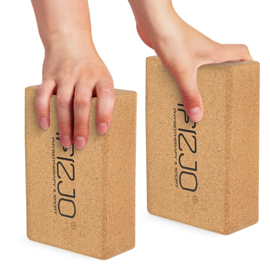 Yogablokk av naturkork – 22,5 × 14,5 × 7,5 cm – bilde 7 av 8