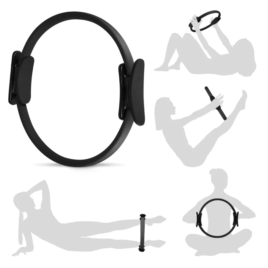Yoga- og pilatesring svart – bilde 2 av 6