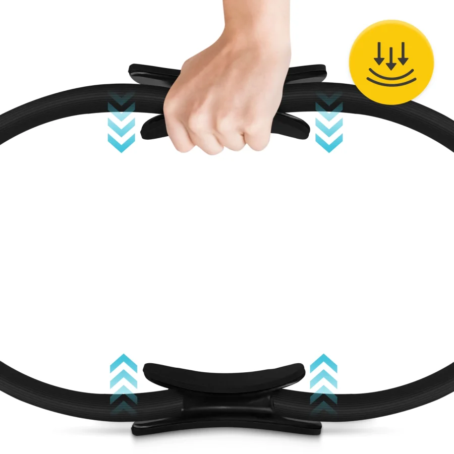 Yoga- og pilatesring svart – bilde 4 av 6