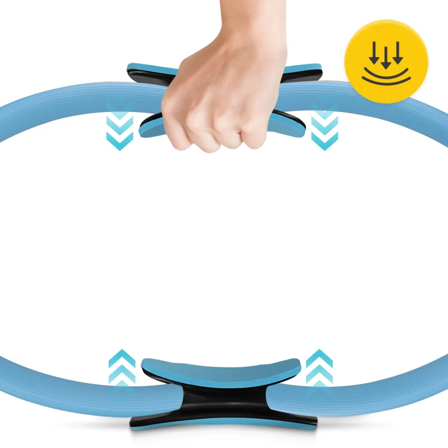 Yoga- og pilatesring blå – bilde 4 av 6