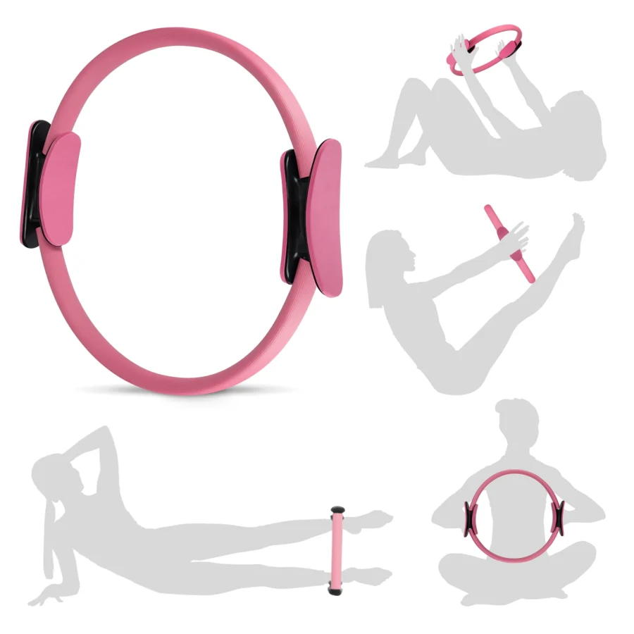 Rosa Yoga- og pilatesring – bilde 2 av 6