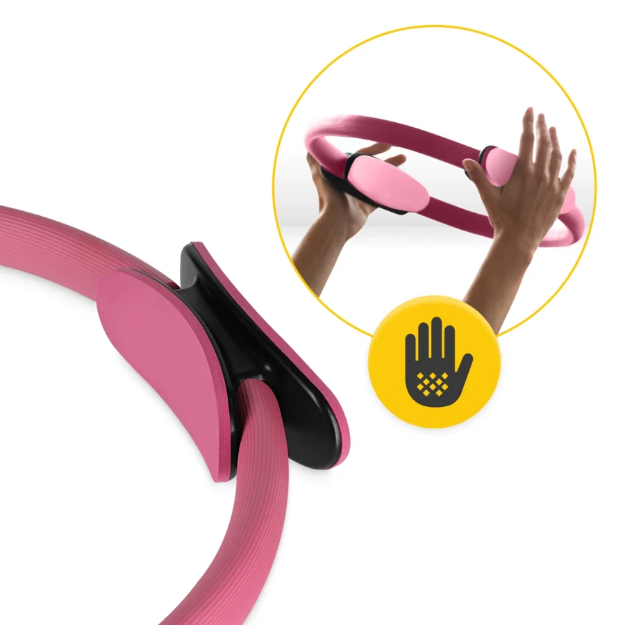 Rosa Yoga- og pilatesring – bilde 3 av 6