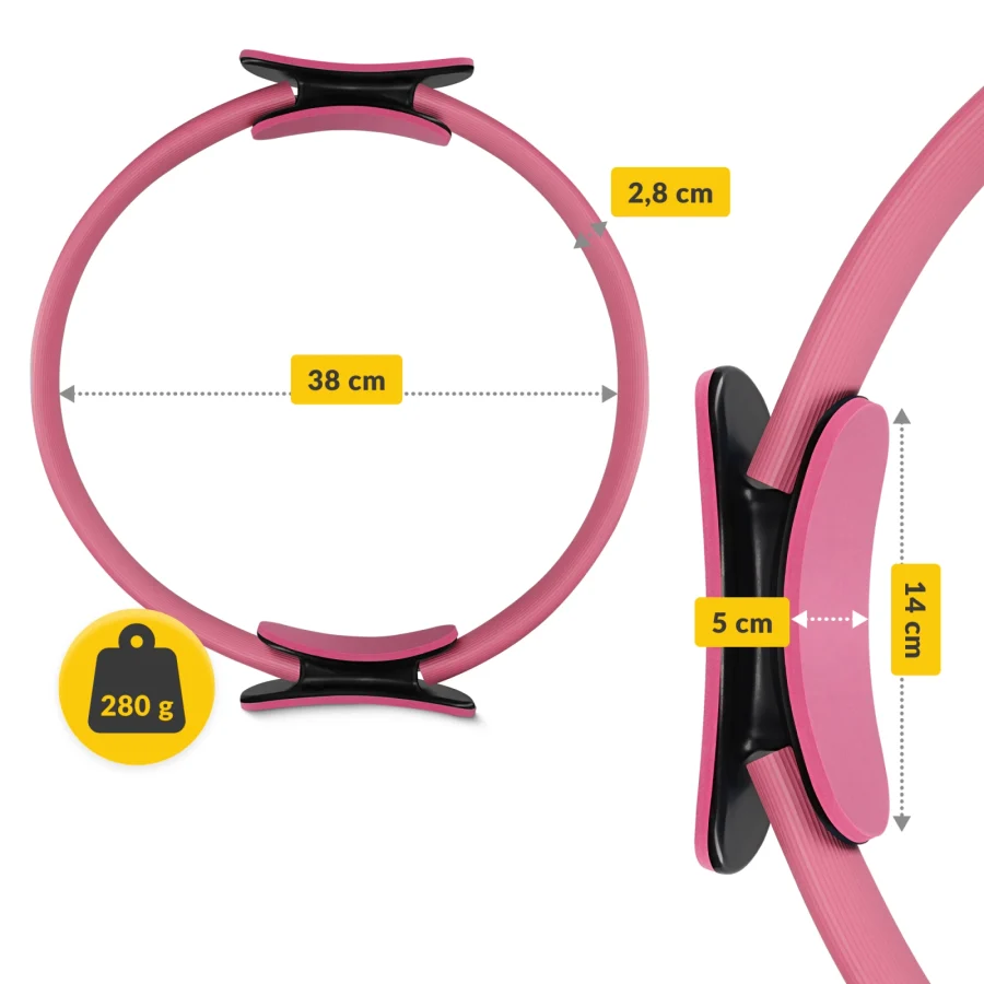 Rosa Yoga- og pilatesring – bilde 5 av 6