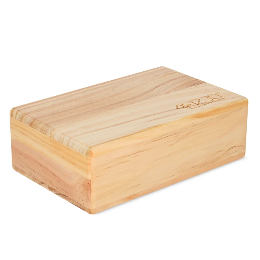 Yogablokk av tre – 22 × 15 × 7,2 cm – bilde 1 av 8