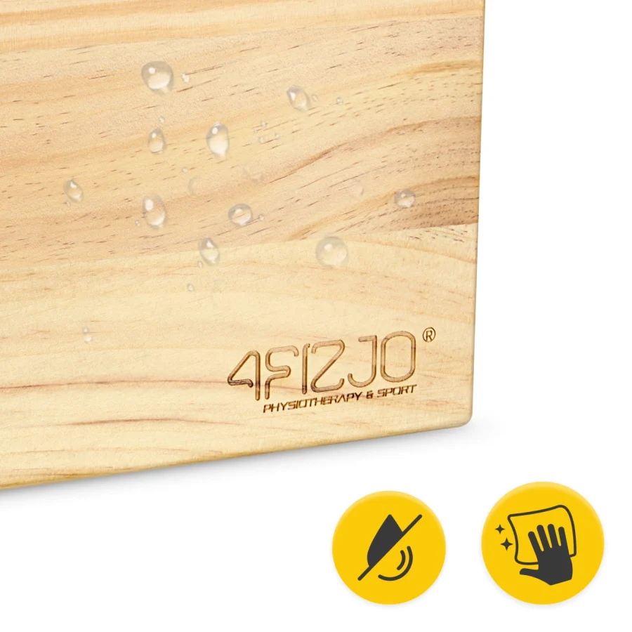 Yogablokk av tre – 22 × 15 × 7,2 cm – bilde 5 av 8