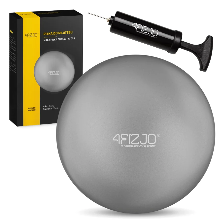 Pilates- og rehabiliteringsball 22 cm grå – bilde 1 av 6