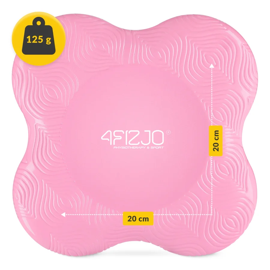 Rosa yoga knebeskyttere – bilde 6 av 6