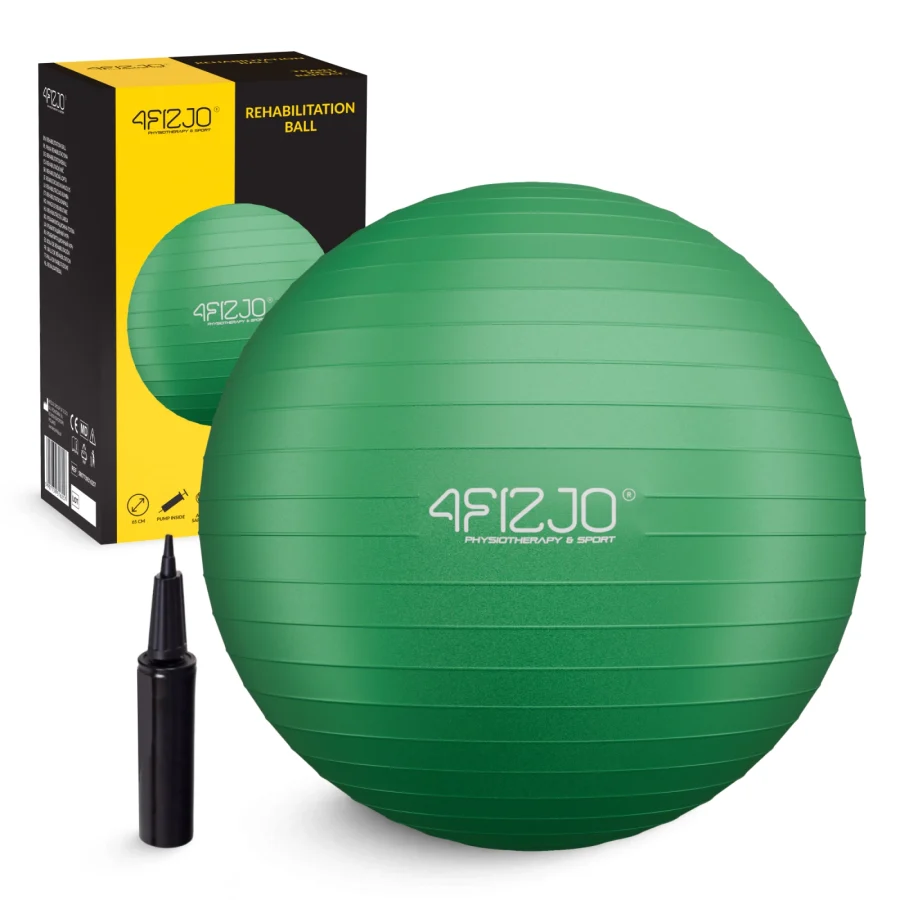 Treningsball 65 cm grønn – bilde 1 av 8