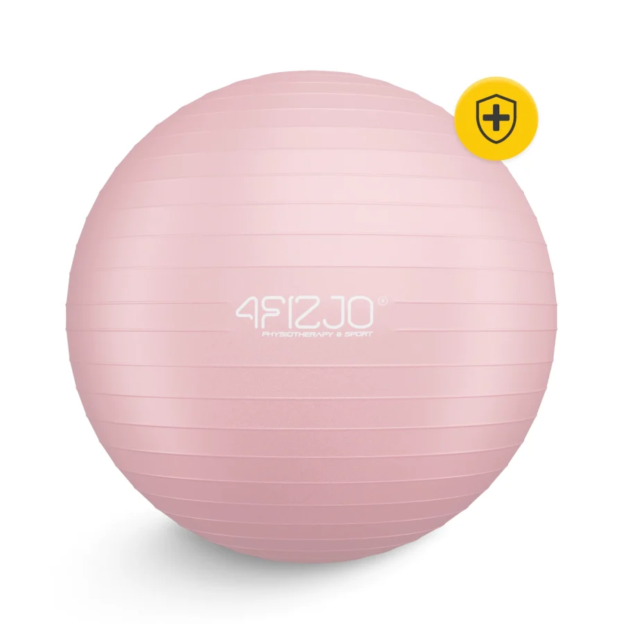 Treningsball 75 cm rosa – bilde 8 av 8