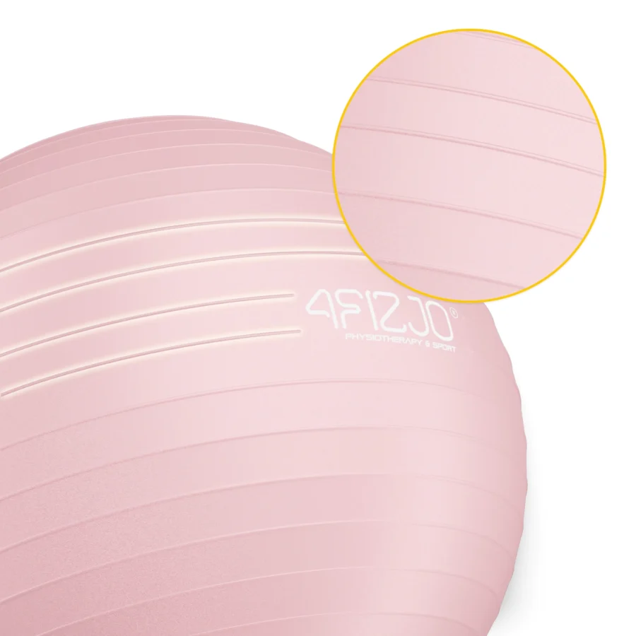 Treningsball 85 cm rosa – bilde 4 av 8