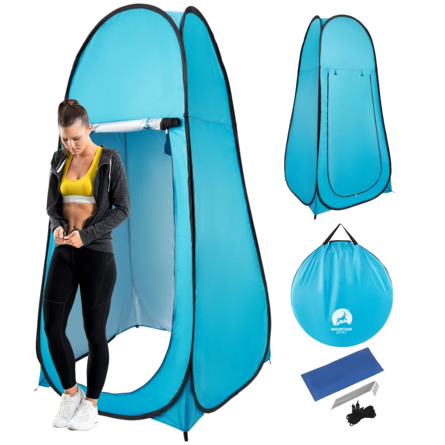 Pop-up skiftetelt – 110 × 110 × 200 cm – Mountain Goat – bilde 1 av 8
