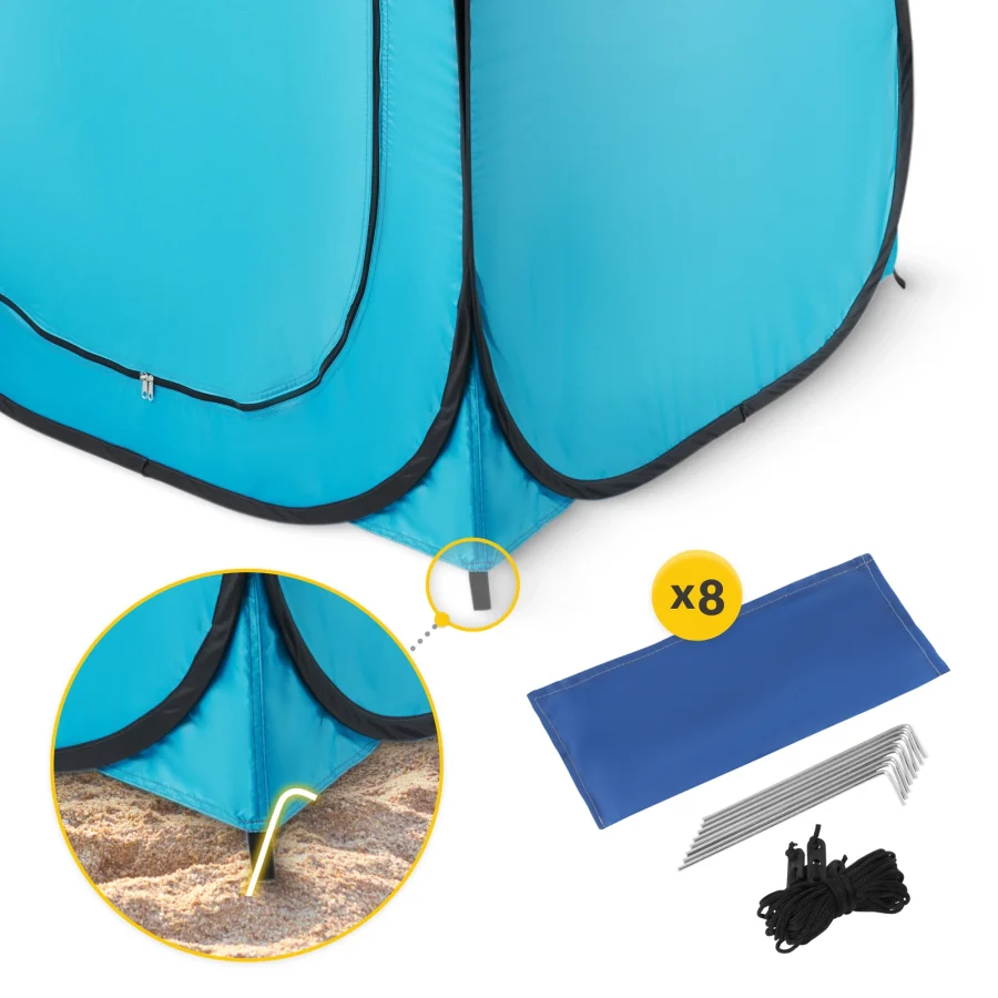 Pop-up skiftetelt – 110 × 110 × 200 cm – Mountain Goat – bilde 5 av 8