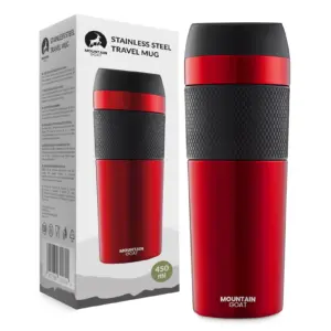 Mountain Goat Travel Termokrus 400 Ml Rød