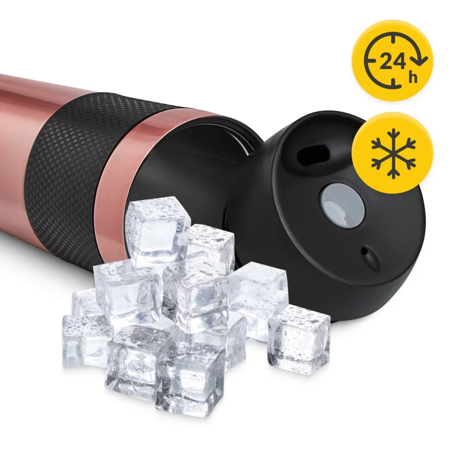 Termokopp TRAVEL 450 ml – rosa – Mountain Goat – bilde 4 av 8