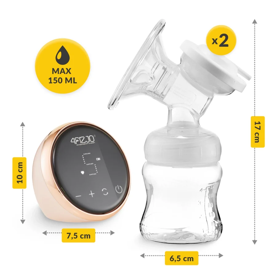 Elektrisk dobbel brystpumpe TWIN – 300 ml – bilde 2 av 8