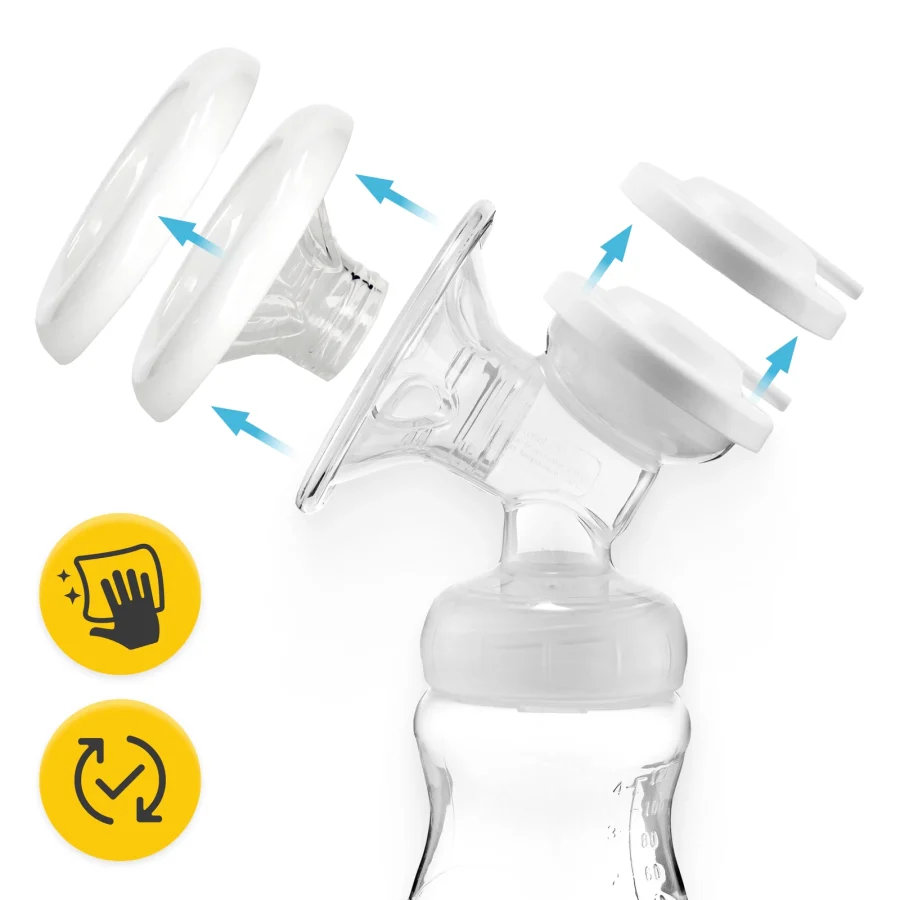 Elektrisk dobbel brystpumpe TWIN – 300 ml – bilde 7 av 8
