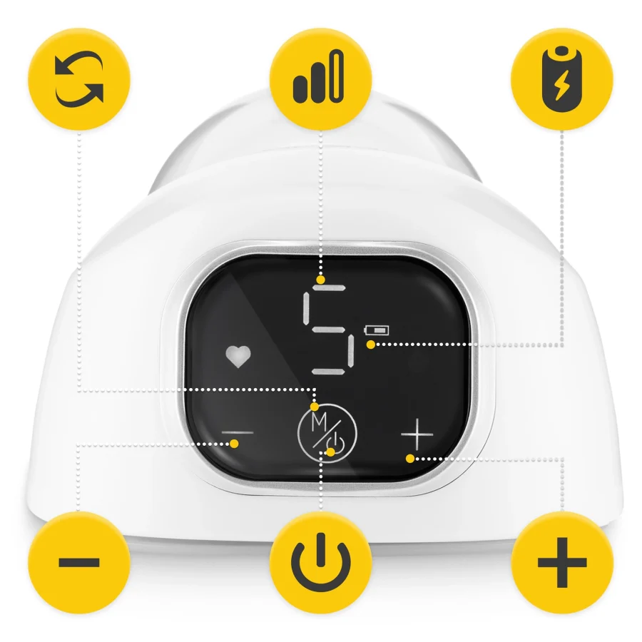 Elektrisk brystpumpe LITE – enkel, 180 ml – bilde 3 av 8