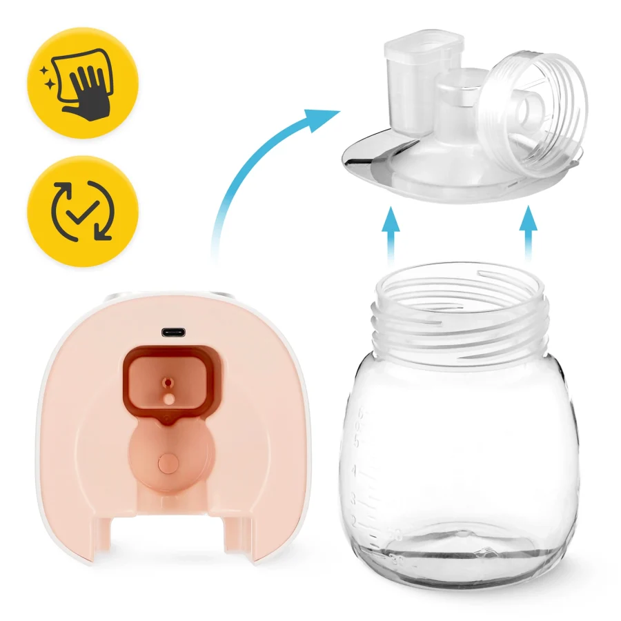 Elektrisk brystpumpe LITE – enkel, 180 ml – bilde 7 av 8