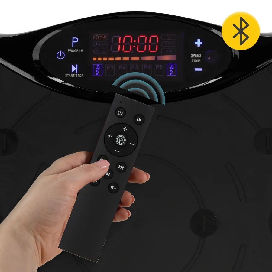 Vibrasjonsplate ULTRA+ – 200 W, 5 programmer, svart – bilde 7 av 8