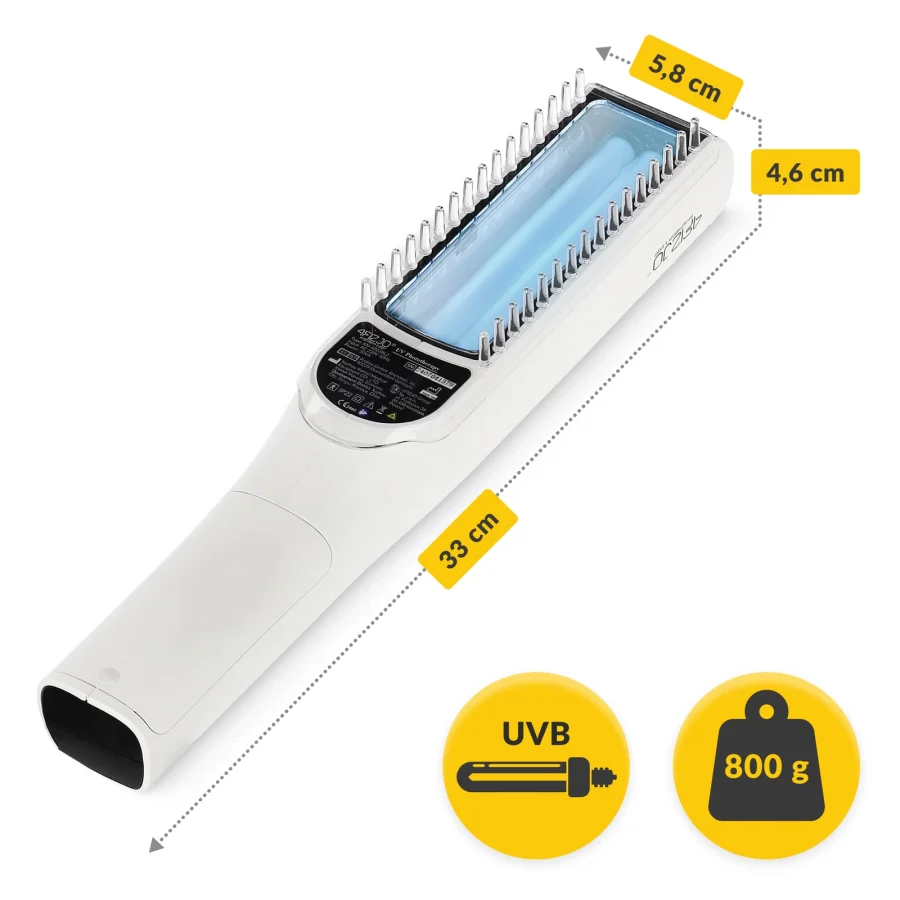 UVB-lampe PRO+ 311 nm til lysbehandling – LCD og timer – bilde 4 av 8