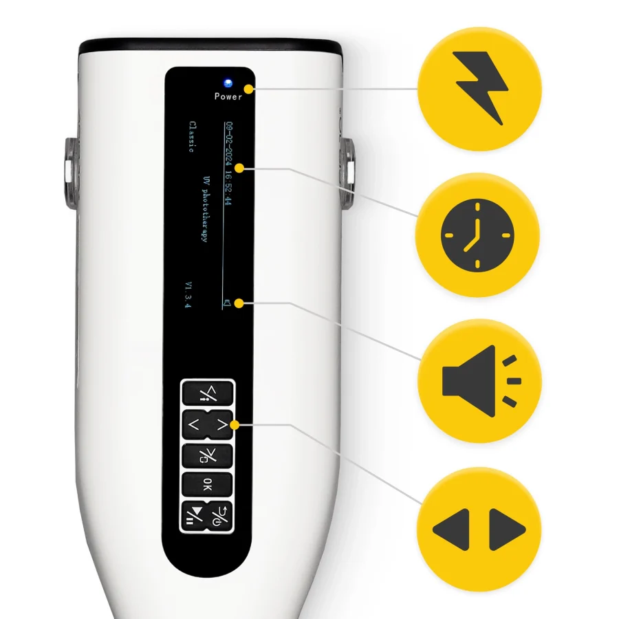UVB-lampe MED 311 nm til lysbehandling – OLED – bilde 2 av 8