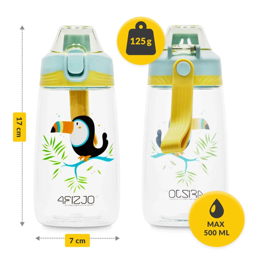 Tukan 500 ml vannflaske for barn – bilde 3 av 8