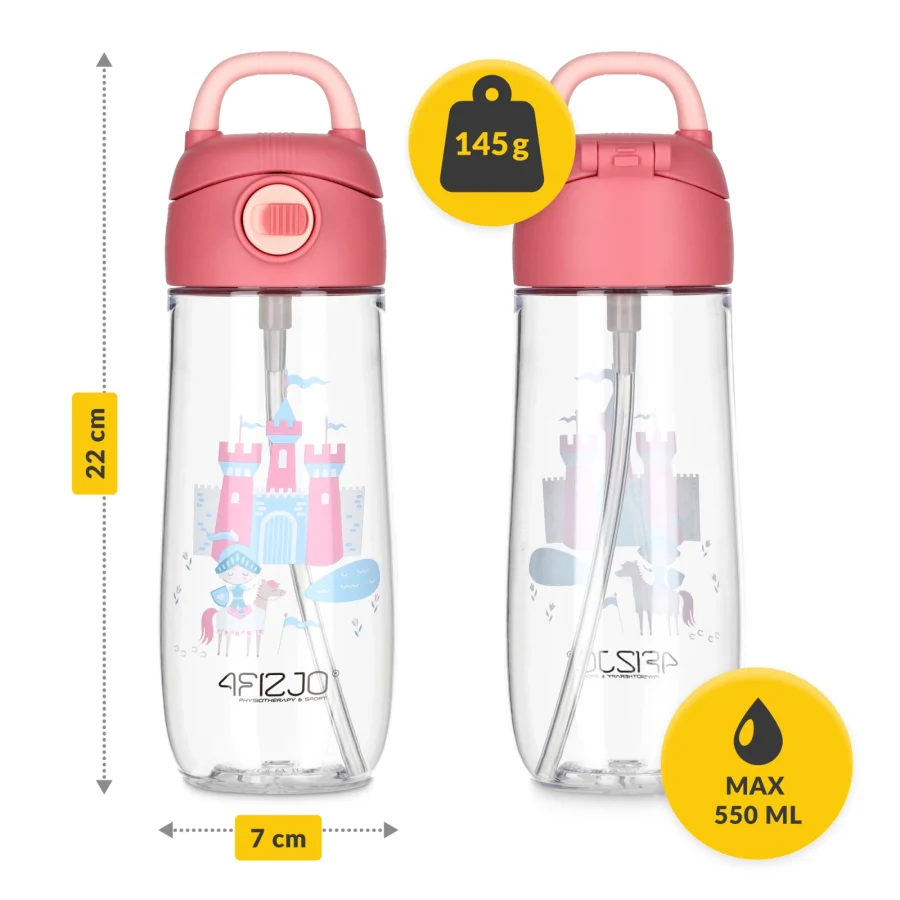 Barnevannflaske zamek 550 ml – bilde 2 av 8