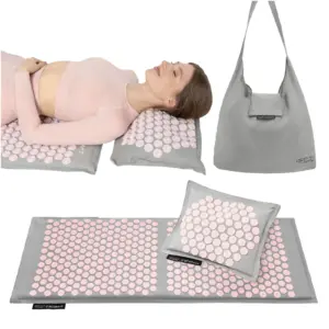 Eco Akupressurmatte Med Pute Xl Rosa