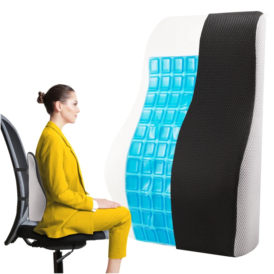 Avkjølende ergonomisk sittepute med gel – bilde 1 av 8