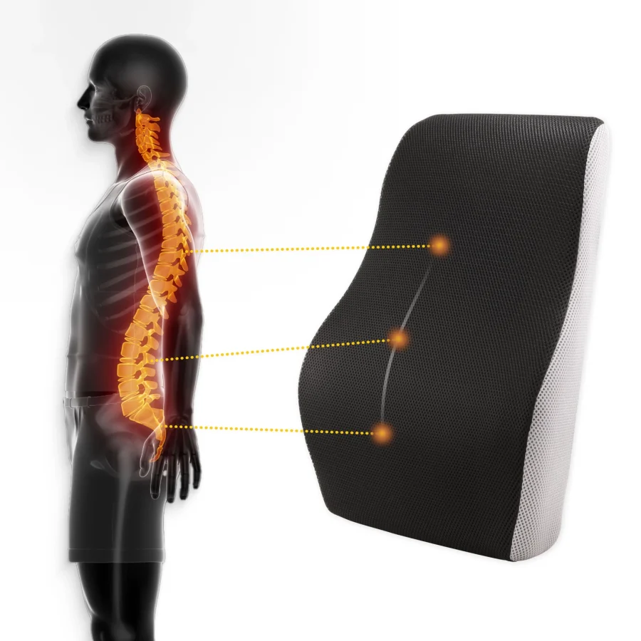 Avkjølende ergonomisk sittepute med gel – bilde 7 av 8