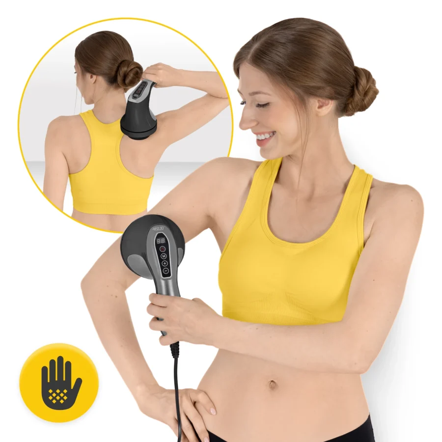 Håndholdt massasjeapparat Body Shaping med varme – svart – bilde 6 av 8
