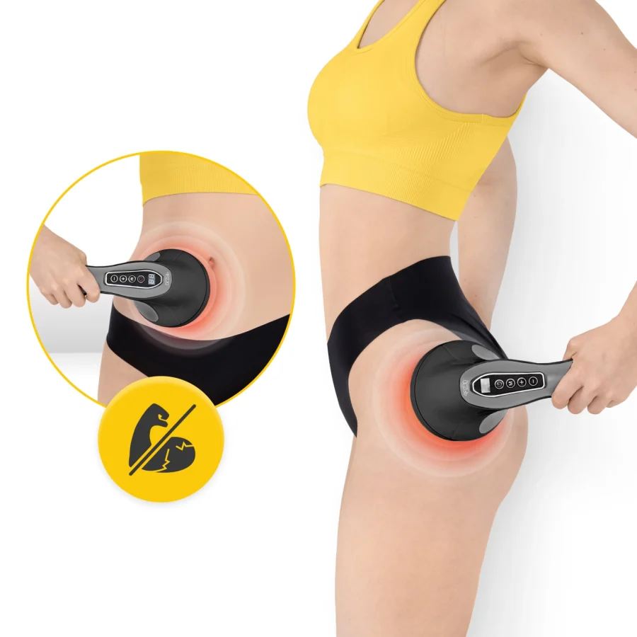 Håndholdt massasjeapparat Body Shaping med varme – svart – bilde 8 av 8