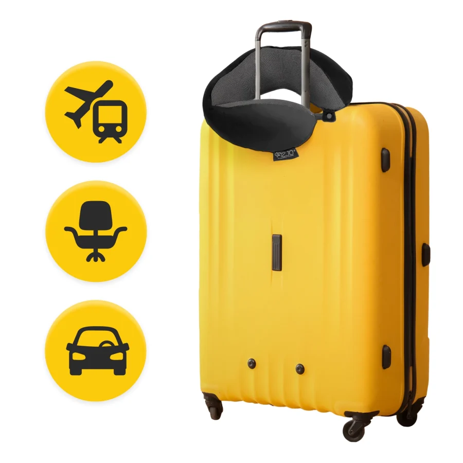 Reisepute i croissantform – svart – bilde 3 av 8