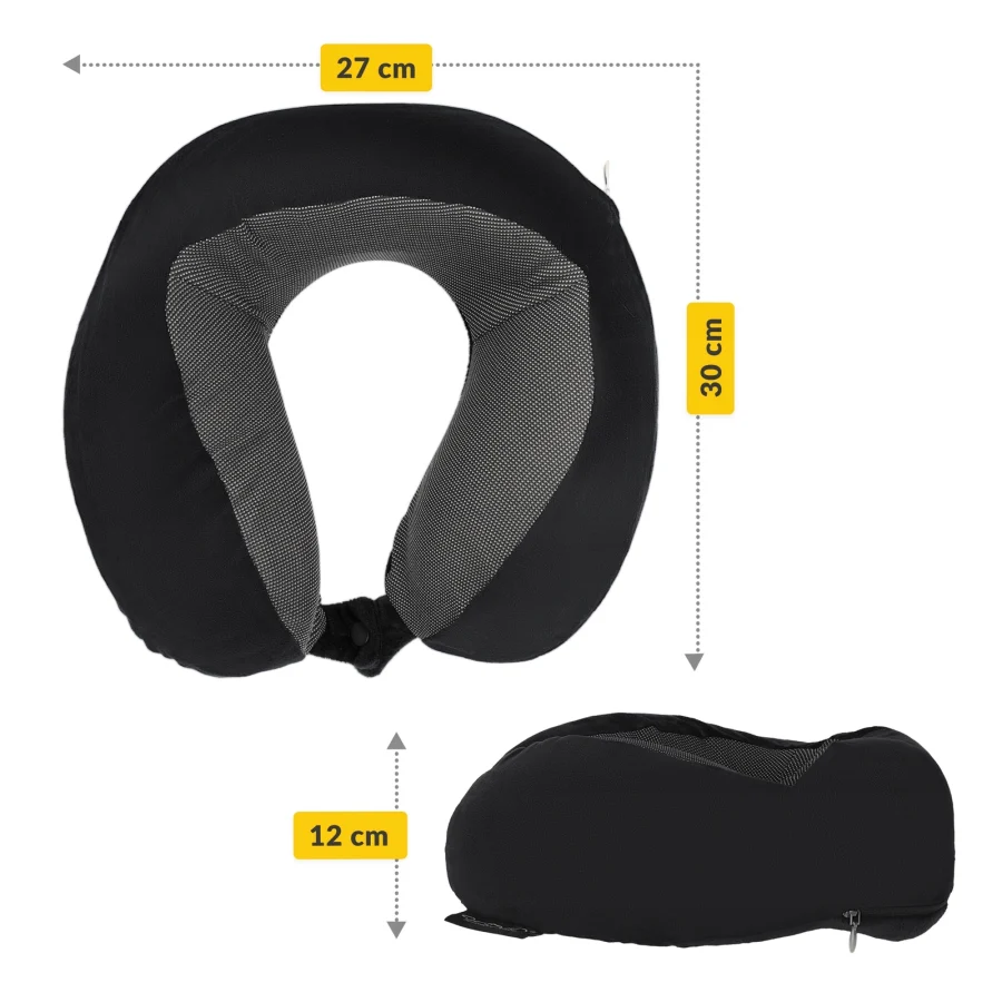 Reisepute i croissantform – svart – bilde 4 av 8