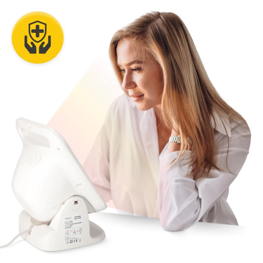 Infrarød Sollux-lampe SLX01 – 300 W, timer – bilde 2 av 8
