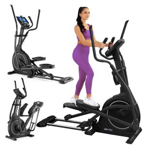 Gymtek Xcf7000 Elektromagnetisk Elliptisk Trener Med Sammenleggbare Skinner