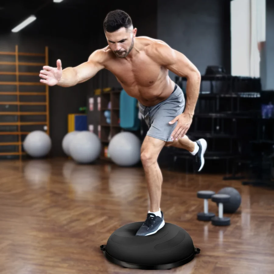 Balanseplattform Flex Core Halvball + pumpe – Gymtek – bilde 3 av 5