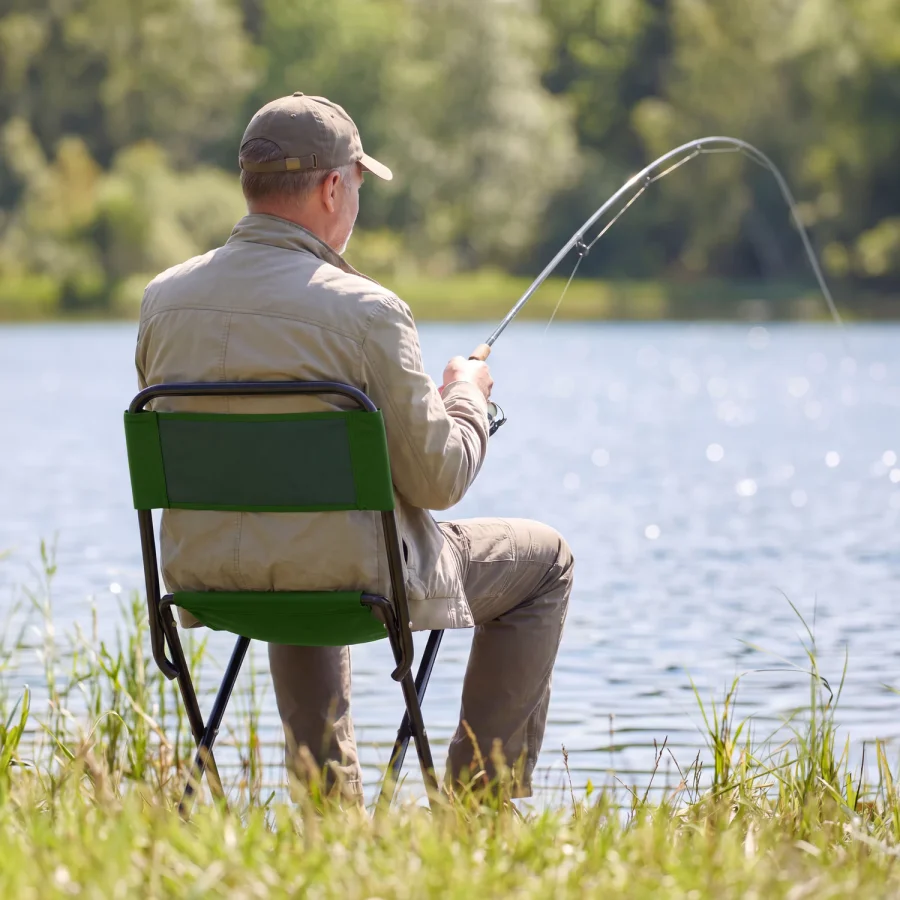 Easy Catch sammenleggbar fiskestol – Outtec – bilde 3 av 5