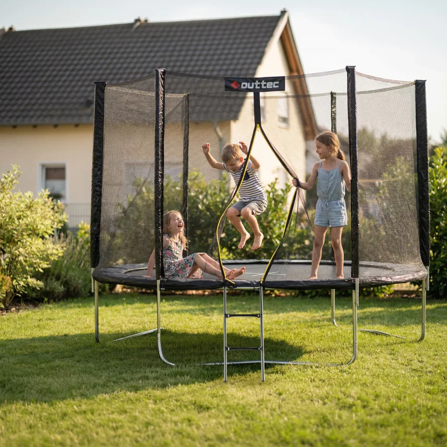 Trampoline Utendørshopp 244 cm 8 fot – Outtec – bilde 4 av 5