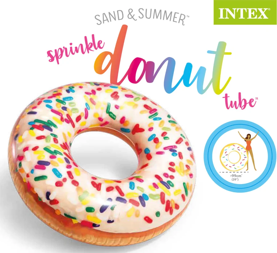 Regnbue Sprinkle Donutrør 99 cm – Intex – bilde 4 av 4