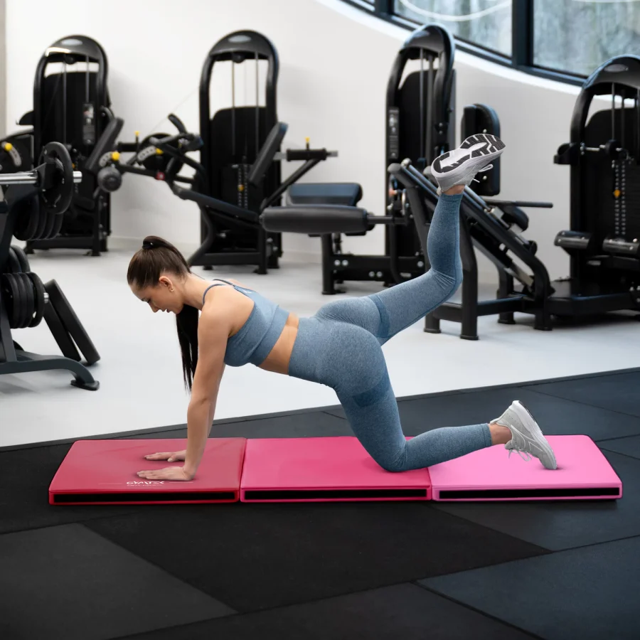 Gymnastikkmatte tredelt 180 × 60 × 5 cm – Gymtek – bilde 3 av 5