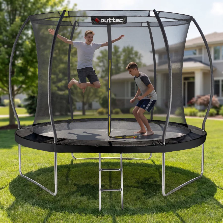 Trampoline med gresskarmotiv 244 cm 8 fot – Outtec – bilde 5 av 5