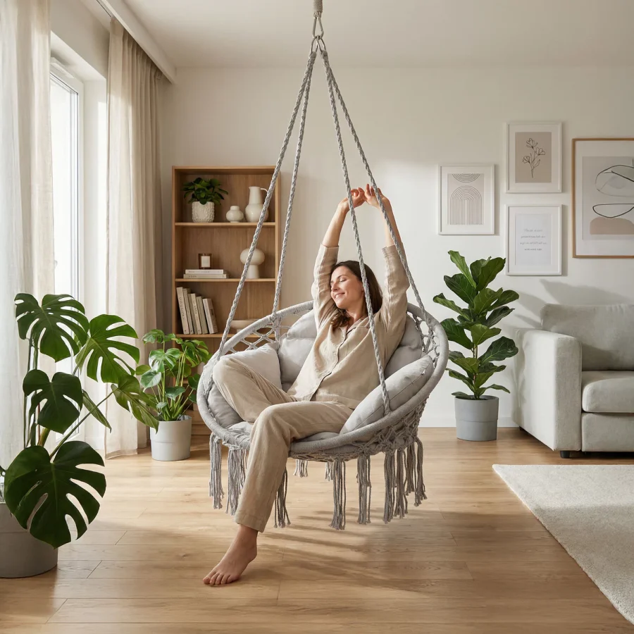 Huske Boho Stork'S Nest XXL stor pute – Luverno – bilde 2 av 5