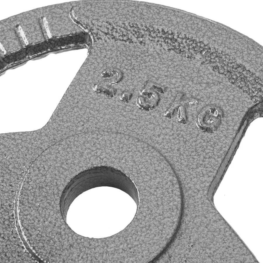 Vektskive i støpejern 2,5 kg – 30 mm – Gymtek – bilde 5 av 5